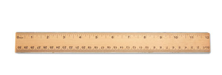 Ruler 12" Standard Wood