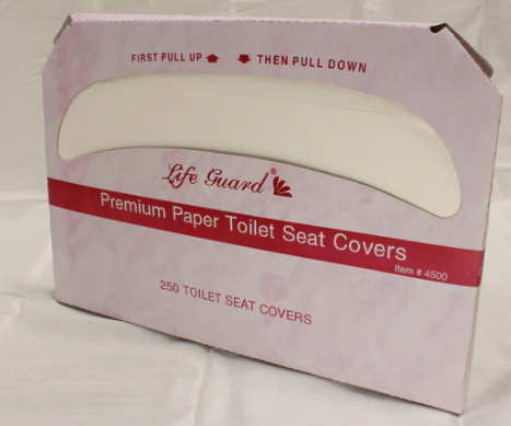 Toilet Seat Covers 250/PKG 20/CS 70/PLT