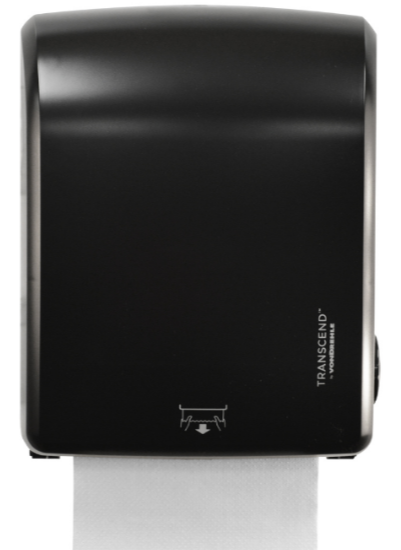 Towel Dispenser Transcend Mechanical Pull-Down Black 1/CS