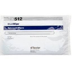 Wipe Poly/Cell 12x12 C-Fold Blue w/Dispenser Bag 50/BG 10/CS