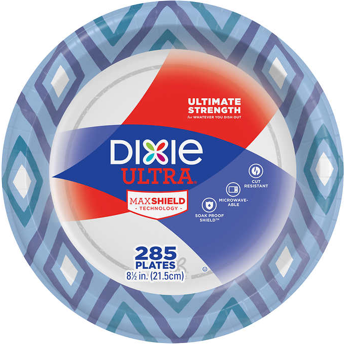 Plates Paper Dixie Ultra 8.5" 285/PK