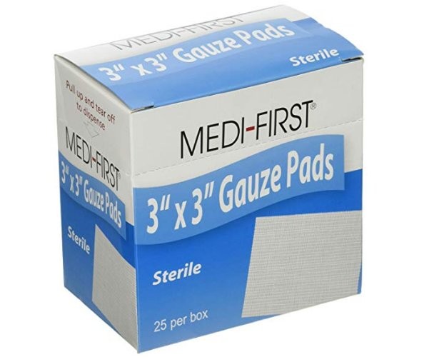 Gauze Pads 3x3 Sterile 25/BX 24/CS