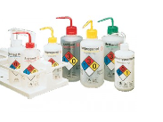 Wash Bottle 500ML Safety Labeled 'Isopropanol' 3/PK