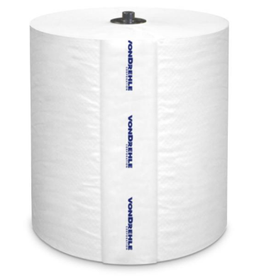Towel Hard Wound Roll Transcend 7.9x1000' White 1.25" Core 6/CS 55/PLT