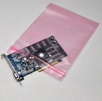 Bag Poly 2x3 2Mil Pink Antistatic Ziplock 1000/CS