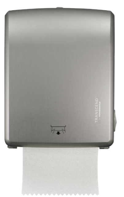 Towel Dispenser Transcend Mechanical Pull-Down Faux Stainless 1/CS