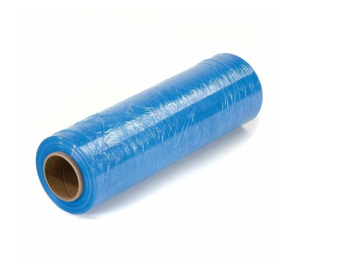 Stretch Film 18x1500' 80 Gauge Blue Cast 4RL/CS 72/PLT
