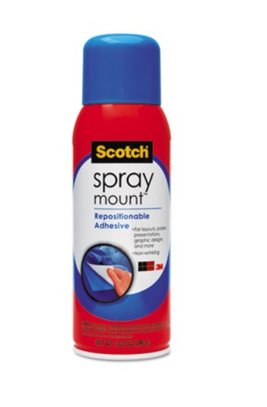 Spray Mount Repositionable Adhesive 10.25oz
