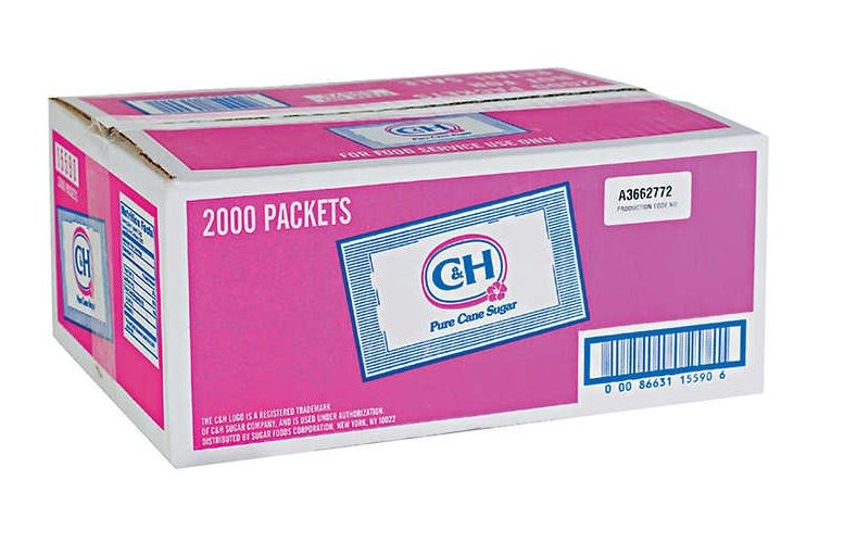 Sugar C&H Packets 2000/CS