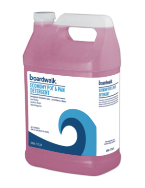 Industrial Strength Pot and Pan Detergent, 1 gal Bottle, 4/Carton