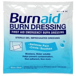 Dressing Burn Burnaid 8x8