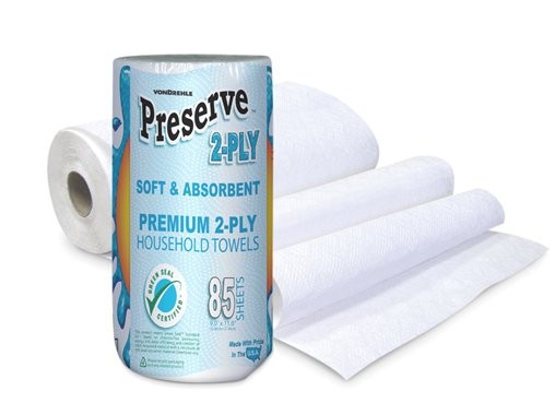 Household Roll Towel 11x9 2Ply Paper 85SHT/RL 30/CS  24/PLT