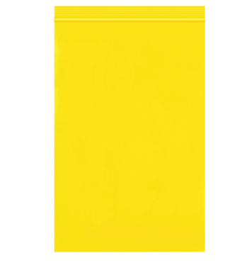 Bag Poly 6x9 2Mil Ziplock Yellow 1000/CS