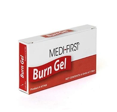 Burn Gel W/Lidocain 1/8Oz Packets 6/BX 10/CS