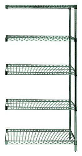 Quantum wire shelving 5-shelf add-on units - proform 21" x 72" x 54"