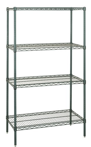 Quantum wire shelving 4-shelf starter units - proform 21" x 48" x 54"