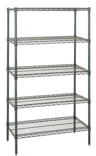 Quantum wire shelving 5-shelf starter units - proform 21" x 36" x 54"