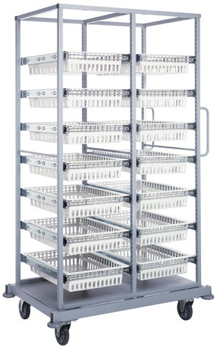 Partition store double bay carts - complete packages 