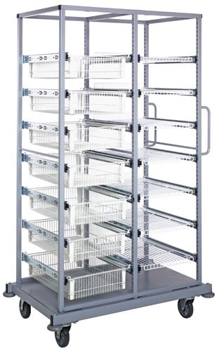 Partition store double bay carts - complete packages 