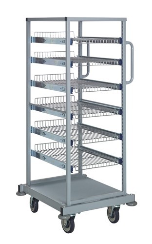 Partition store single bay carts - complete packages 