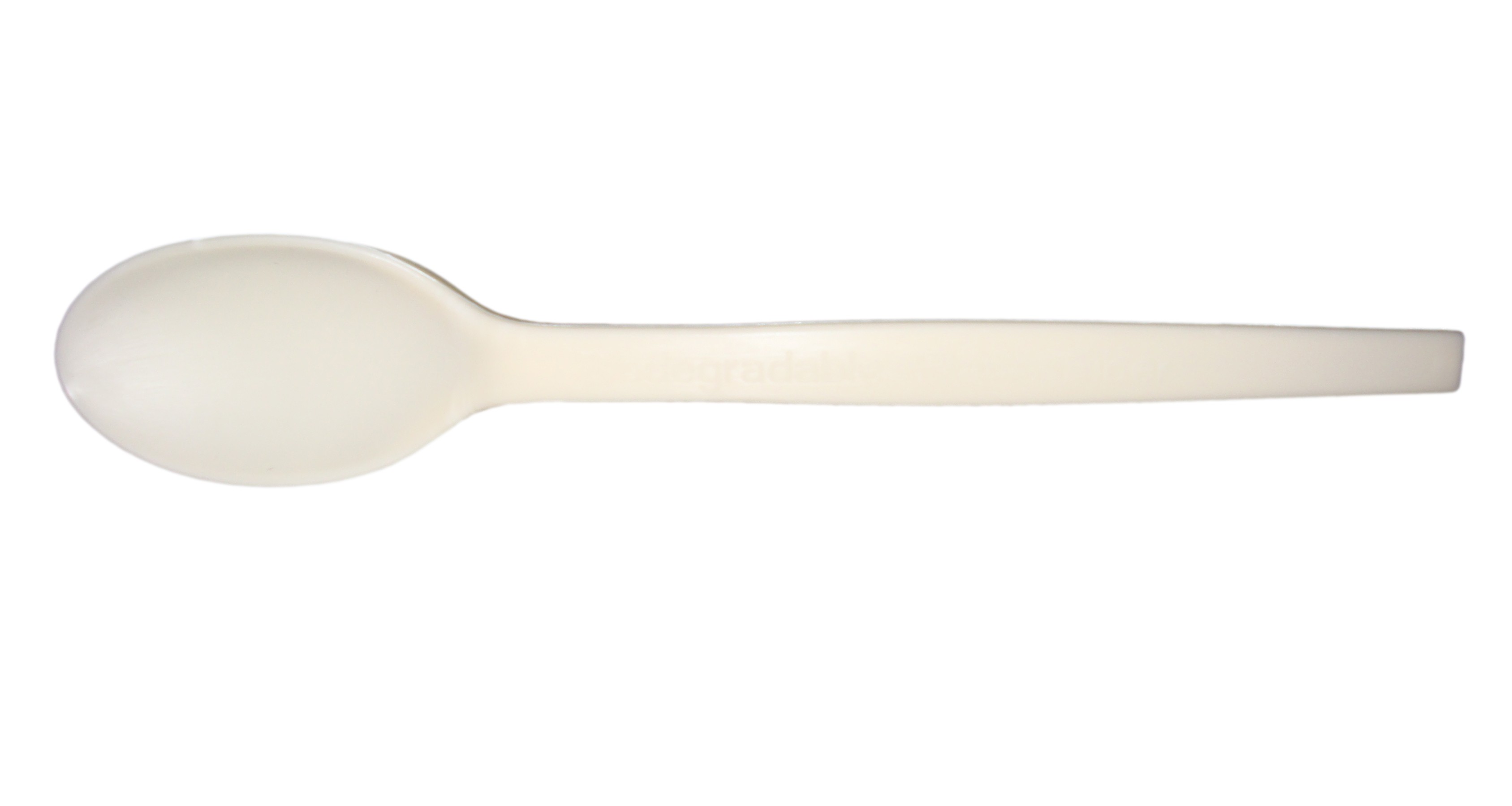 Spoon 7" Plant Based Material White 20/50/CS