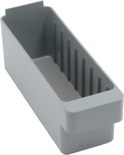 Super Tuff Euro Drawers 11-5/8" x 3-3/4" x 4-5/8" Gray