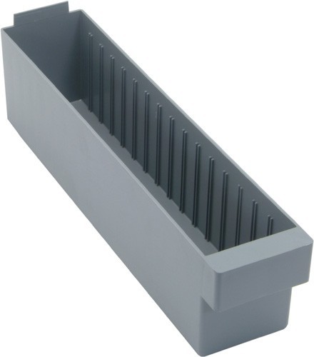 Super Tuff Euro Drawers 17-5/8" x 3-3/4" x 4-5/8" Gray