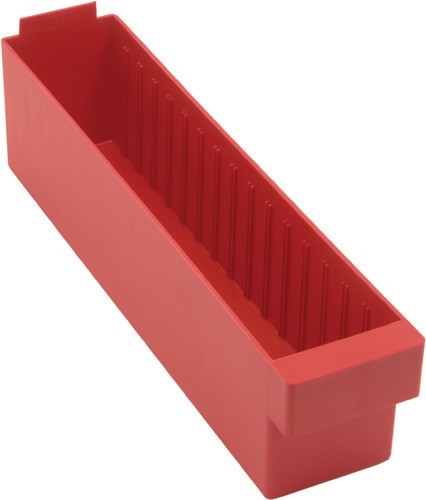 Super Tuff Euro Drawers 17-5/8" x 3-3/4" x 4-5/8" Red