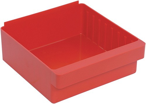 Super Tuff Euro Drawers 11-5/8" x 11-1/8" x 4-5/8" Red