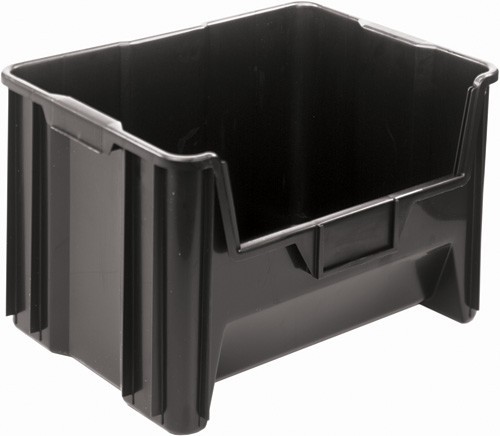Giant Stack Container 15-1/4" x 19-7/8" x 12-7/16" Black