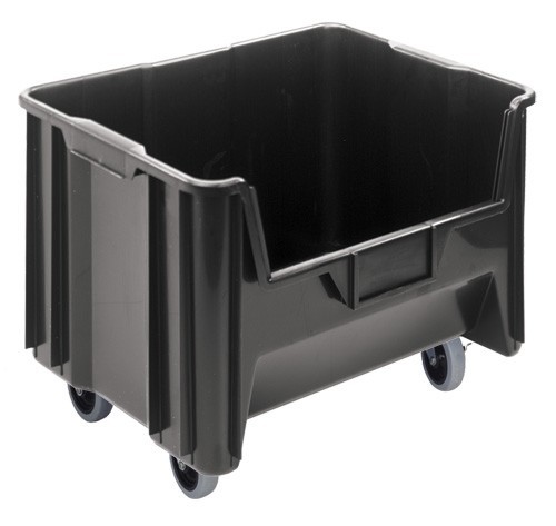 Mobile Giant Stack Container 15-1/4"" x 19-7/8"" x 12-7/16"" Black