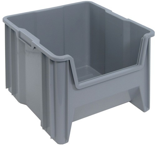 Giant Stack Container 17-1/2" x 16-1/2" x 12-1/2" Gray