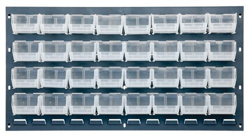 CLEAR-VIEW Louvered Panel 36" x 19" QLP-3619-220-32CL CLEAR BINS