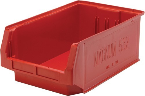 Magnum Bin 19-3/4" x 12-3/8" x 7-7/8" Red