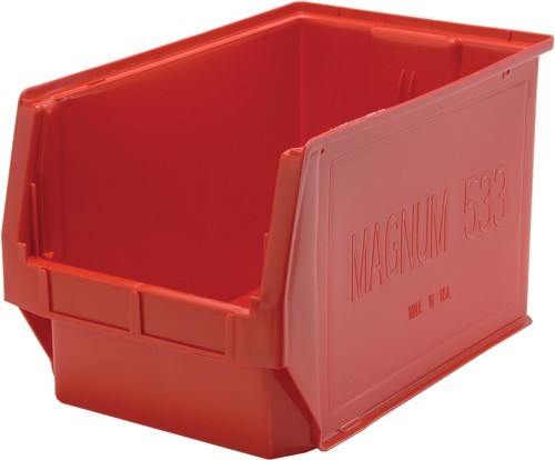 Magnum Bin 19-3/4" x 12-3/8" x 11-7/8" Red