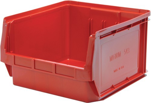 Magnum Bin 19-3/4" x 18-3/8" x 11-7/8" Red