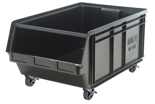 Mobile Magnum Bin 29" x 18-3/8" x 14-7/8" Black