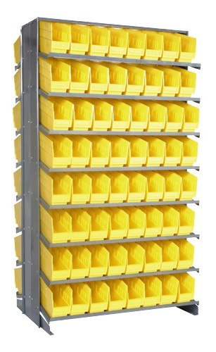 Store-more pick rack systems 24" x 36" x 63-1/2" Yellow