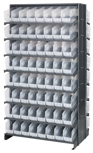 Clear-view store-more pick rack systems 