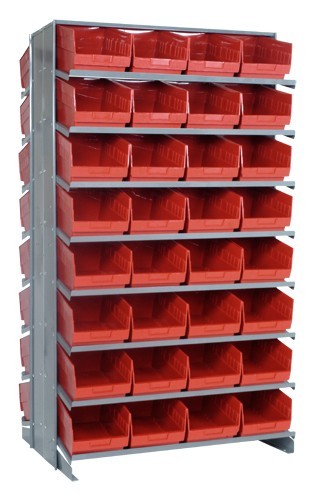 Store-more pick rack systems 24" x 36" x 63-1/2" Red