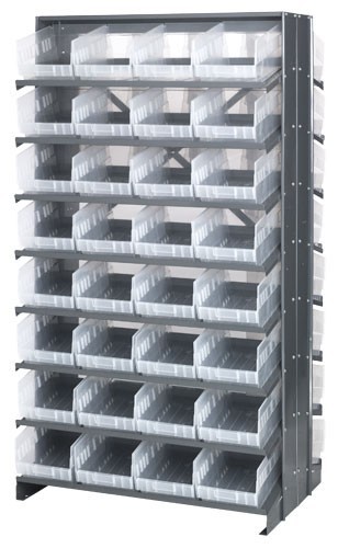 Clear-view store-more pick rack systems 