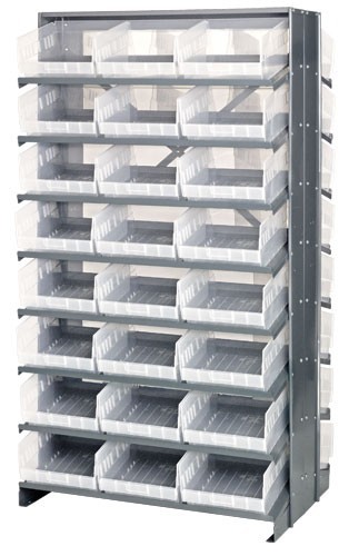 Clear-view store-more pick rack systems 