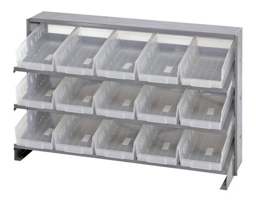 Clear-view pick rack systems 12" x 36" x 21"