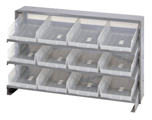 Clear-view pick rack systems 12" x 36" x 21"