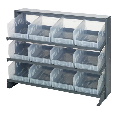 Clear-view store-more pick rack systems 