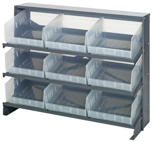 Clear-view store-more pick rack systems 