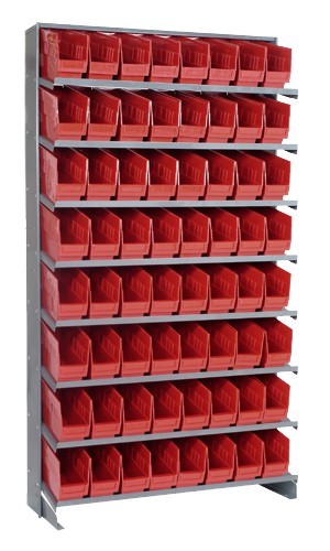 Store-more pick rack systems 12" x 36" x 63-1/2" Red