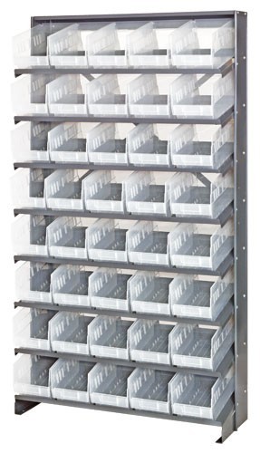 Clear-view store-more pick rack systems 