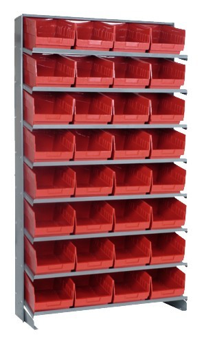 Store-more pick rack systems 12" x 36" x 63-1/2" Red