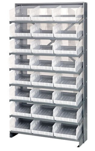 Clear-view store-more pick rack systems 18" x 36" x 63-1/2"